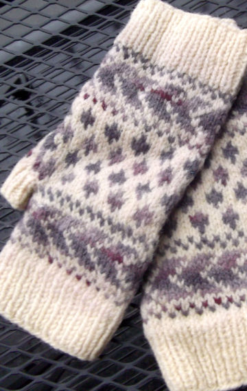 Chevron Wrist Warmers