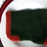 wrist warmer knitted pattern