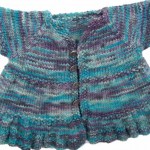 Ruffle Dress Baby Knitting Pattern