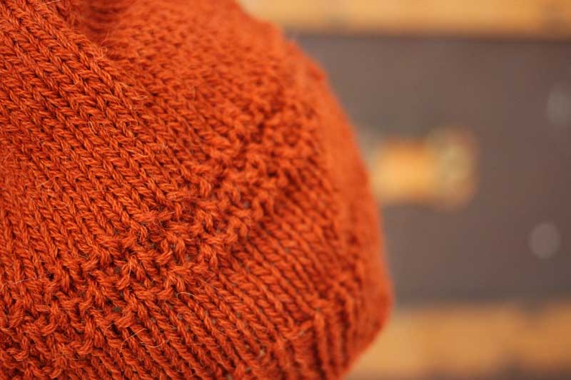 alpaca knit hat