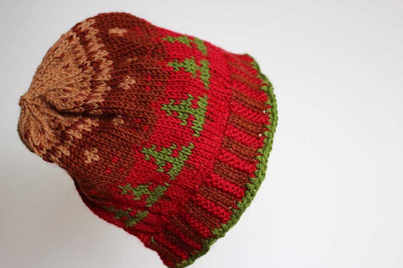 christmas hat hand knit