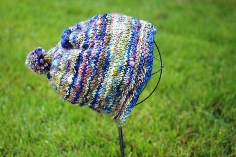 handknit in handspun yarn