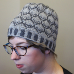 Midnightsky Fibers Knitting Pattern - Colorwork hat in greys